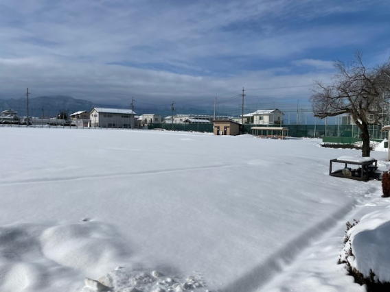 雪の日の通常練習